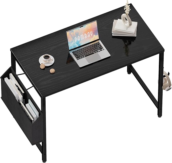 32" Computer Desk for Small Spaces with Storage Bag